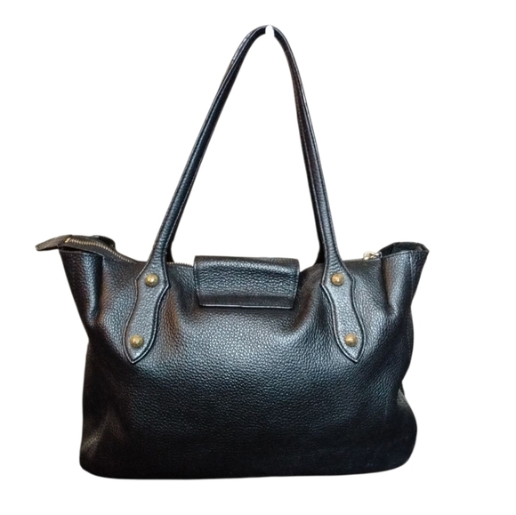 Annabell Ingall Black Leather Shoulder Bag Tote Purse main image 4
